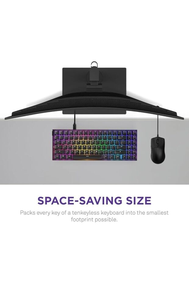 لوحة مفاتيح ألعاب بصرية صغيرة من طراز Function 2 MiniTKL - 3