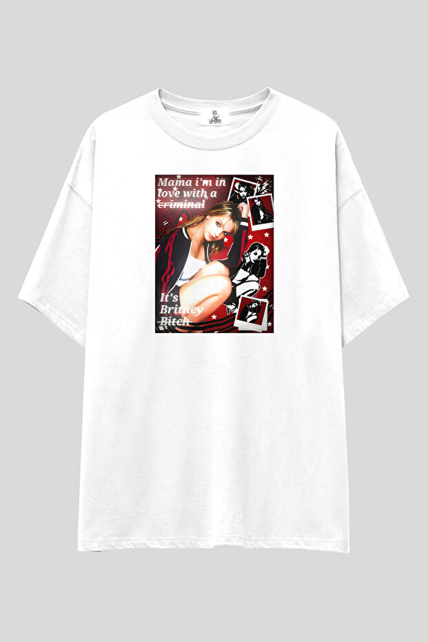 Britney Spears T-Shirt | Unisex 100% Cotton Y2K Pop Star Pink Retro Printed Custom Design Tee