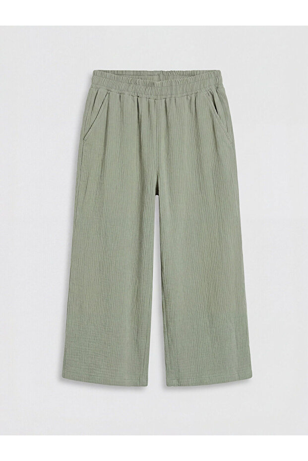 Texx Store Quality Textured Girls' Capri Pants