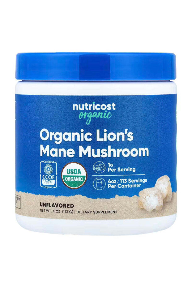 Organic Lion's Mane Mushroom Brain & Cognitive 113 g
