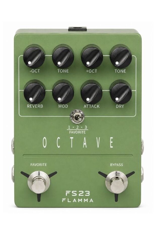 Flamma FS23 Stereo Octave Pedal – حل تأثيرات متطور بمفاتيح قدم مزدوجة