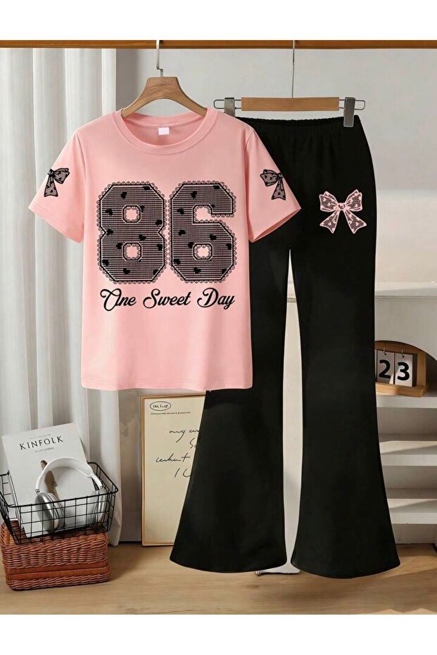 Girls' 86 One Sweet Day Printed Spanish Set