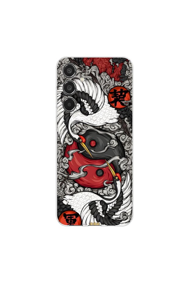 Samsung Galaxy M35 Compatible Aesthetic 4 Design Transparent Case