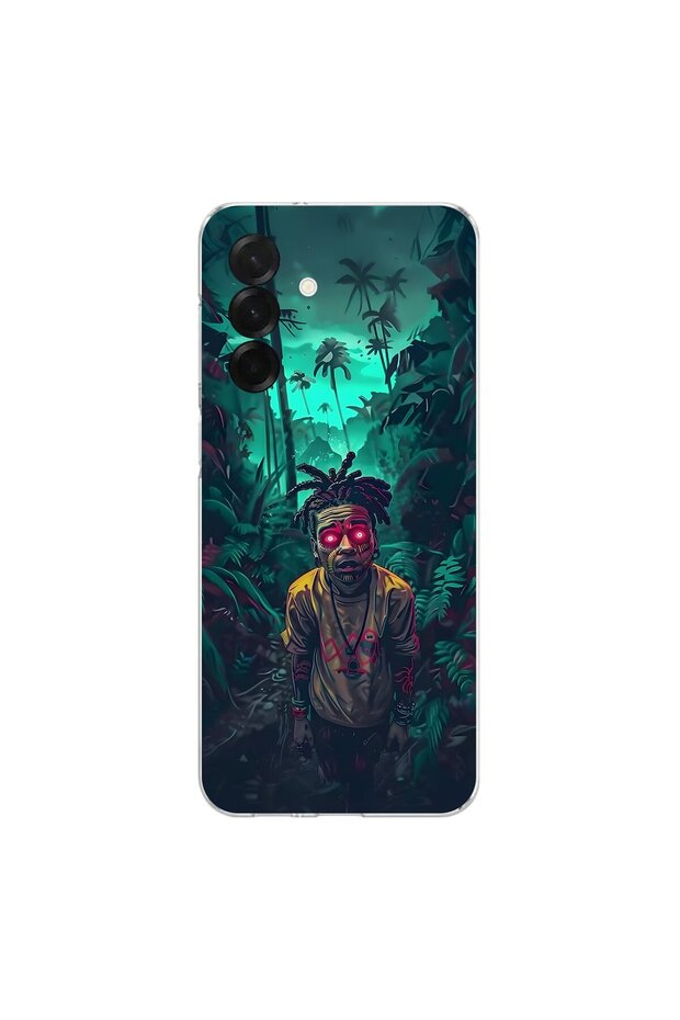Samsung Galaxy A36 Compatible Aesthetic 7 Design Transparent Case