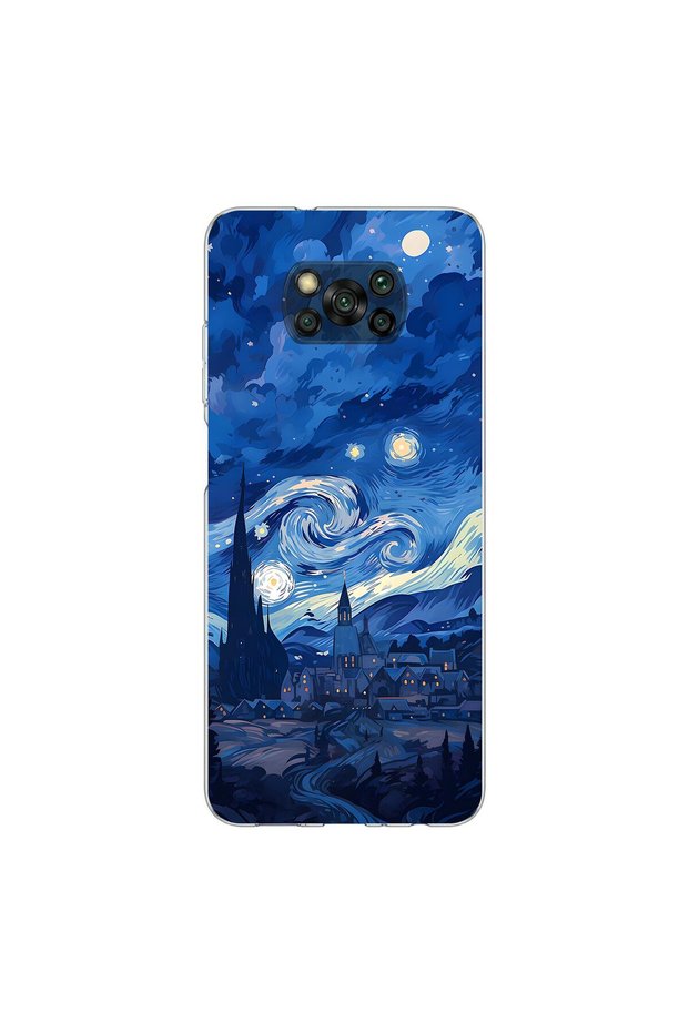 Poco X3 Nfc Compatible Aesthetic 8 Design Transparent Case