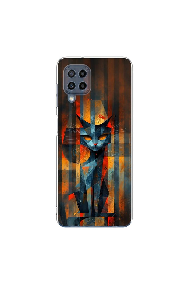 Samsung Galaxy M22 Compatible Aesthetic 2 Design Transparent Case