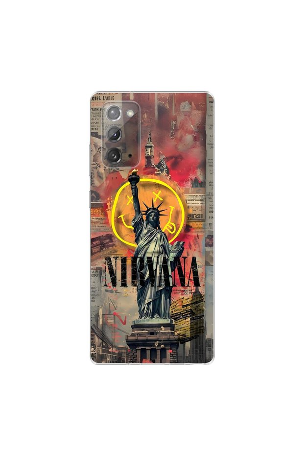 Samsung Galaxy Note 20 Compatible Aesthetic 3 Design Transparent Case