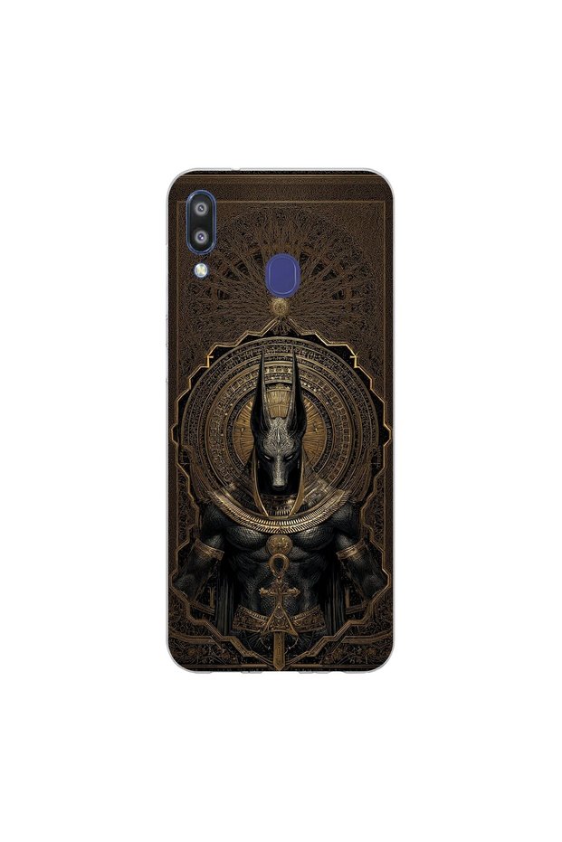 Samsung Galaxy M20 Compatible Antique 1 Design Transparent Case