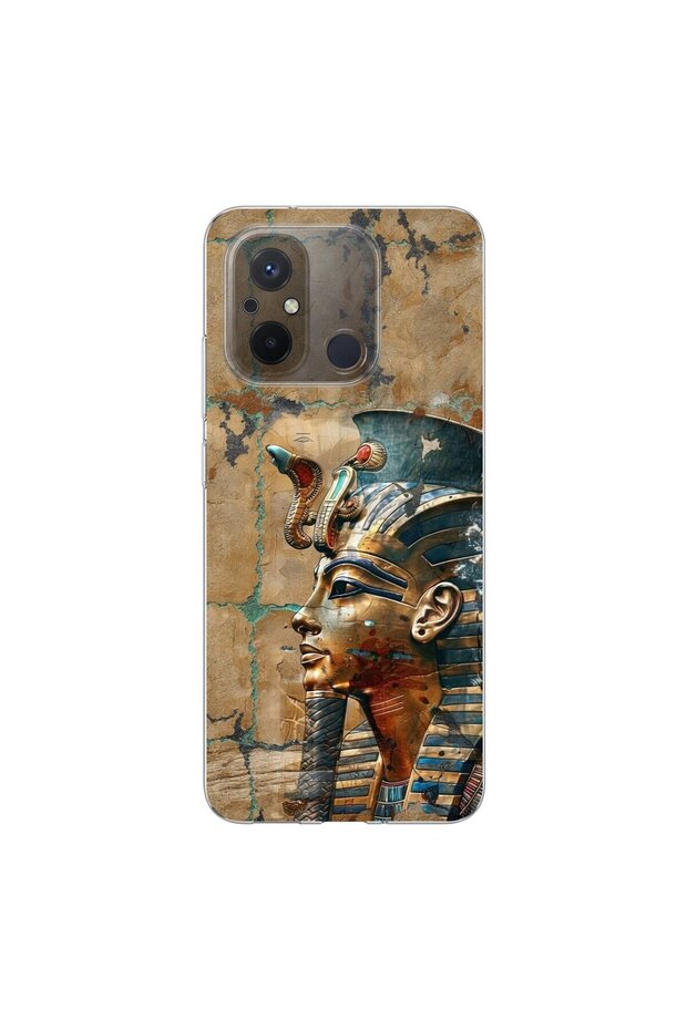 حافظة شفافة متوافقة مع Redmi 12C بتصميم Antique 6