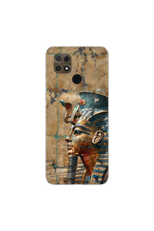 حافظة شفافة متوافقة مع Poco C40 بتصميم Antique 6