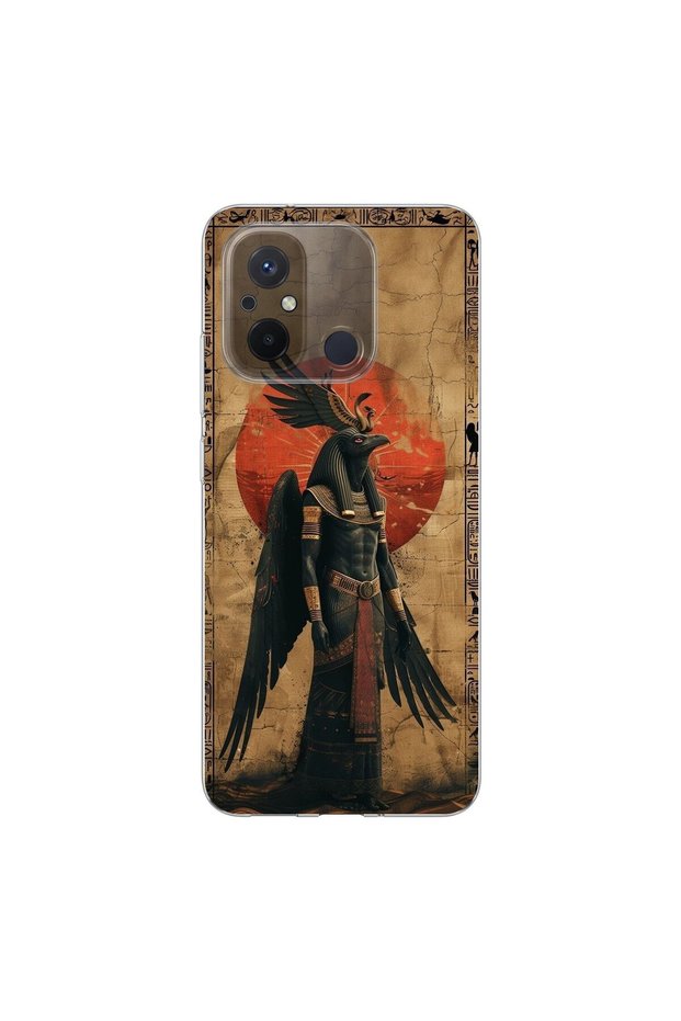حافظة شفافة متوافقة مع Redmi 12C بتصميم Antique 7