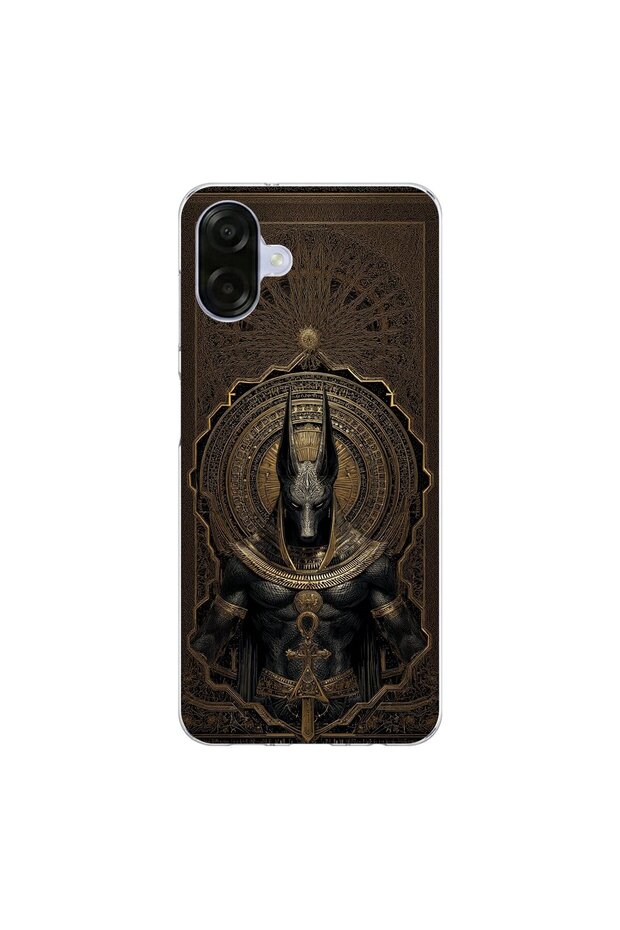 Samsung Galaxy A07 Compatible Antique 1 Design Transparent Case