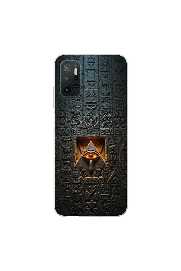 حافظة شفافة متوافقة مع Poco M3 Pro بتصميم Antique 5