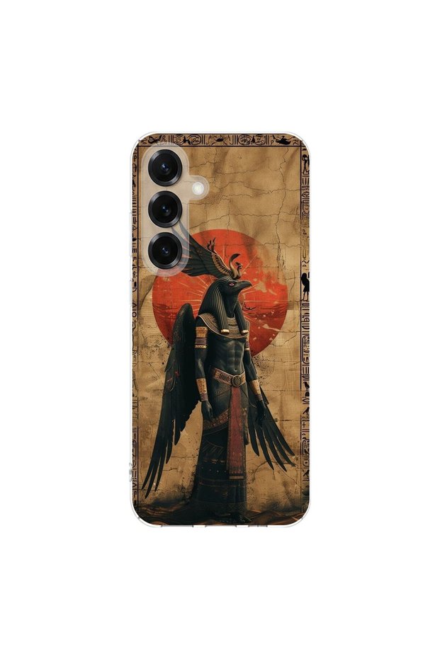 Samsung Galaxy S25 Plus Compatible Antique 7 Design Transparent Case