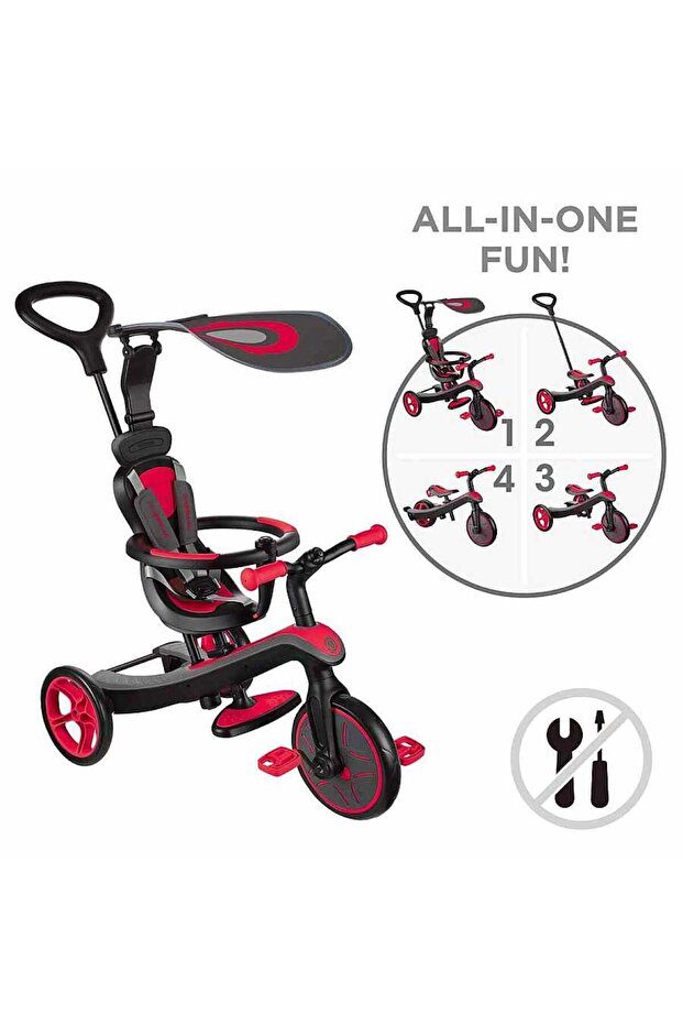 Explorer 4in1 Bisiklet - Kırmızı 632-102 - 4