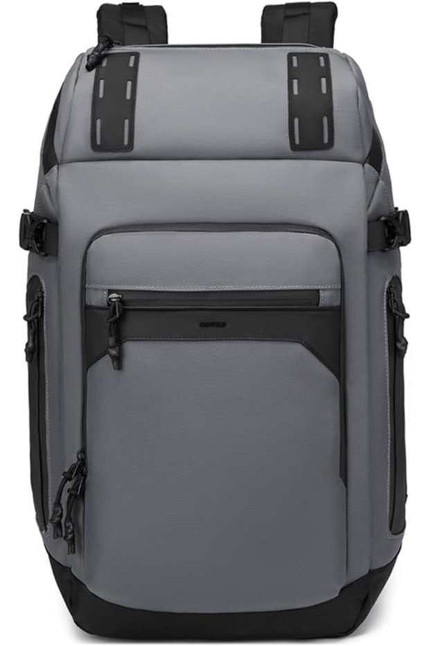 9630 30L Business Laptop Backpack 15.6 Inch Water-Resistant Anti-Theft Travel Bag Grey