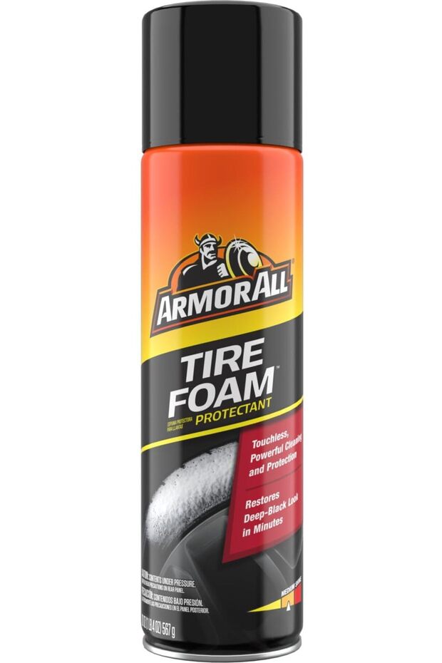 Instant Tyre Shine Deep Cleansing Protective Tyre Foam Spray (600ml)