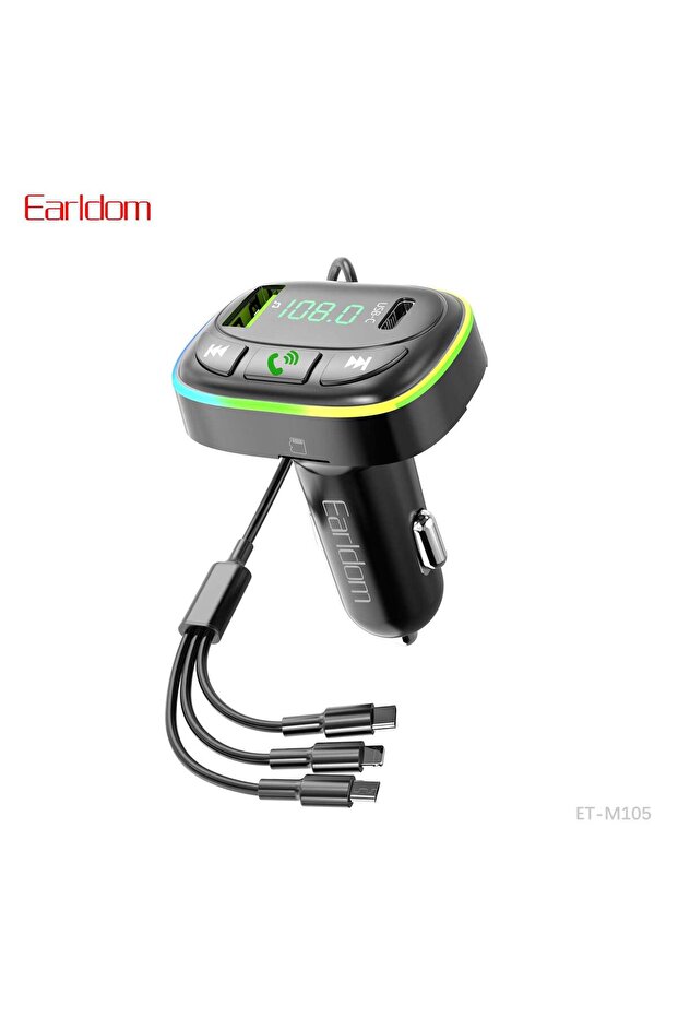 ET-M105 Fm Transmiter with charger cable