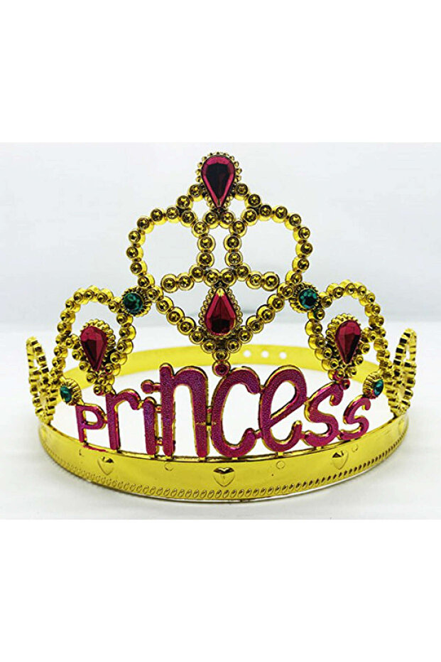 Gldisptm Princess Written Color Adjustable Party Crown (132342) 60 cm