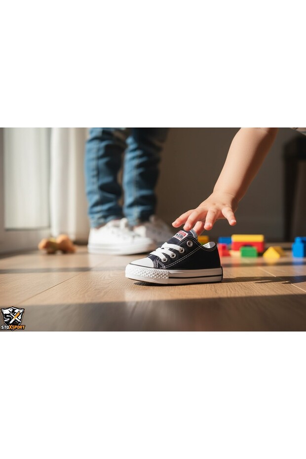 Unisex Girls Boys Baby Kids Short-Laced Canvas Linen Sneakers Sneakers