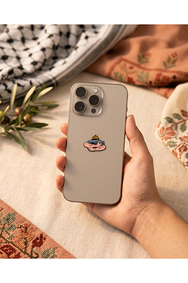 Meaningful 3d phone back ornament embracing the al aqsa mosque a300119