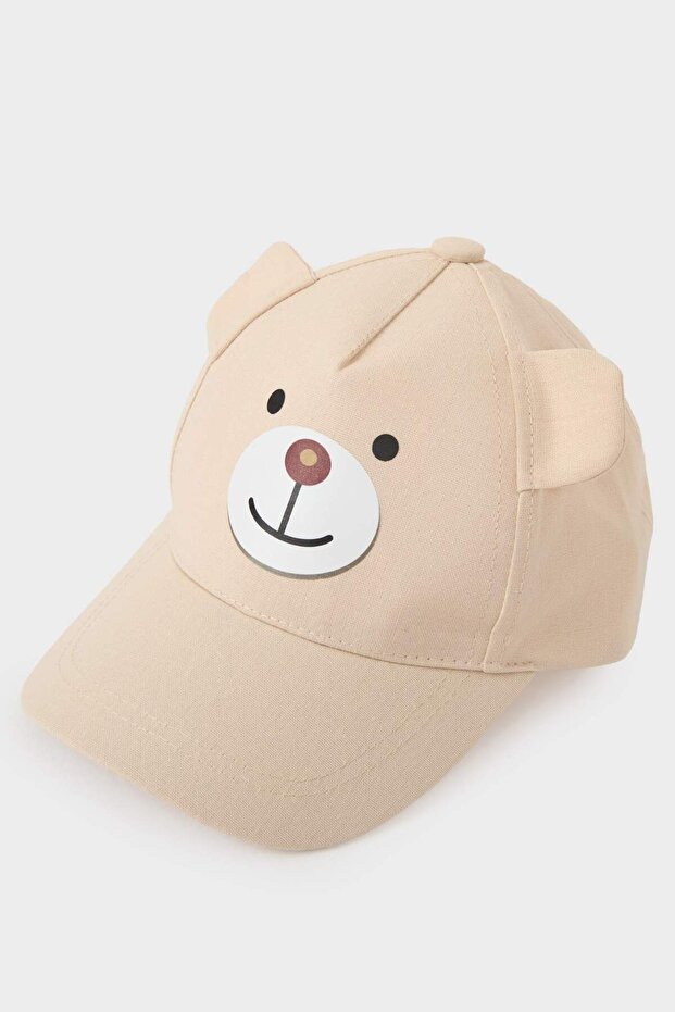 Embroidered Jean Look Cap Hat for Baby Boy D8381A526Sm