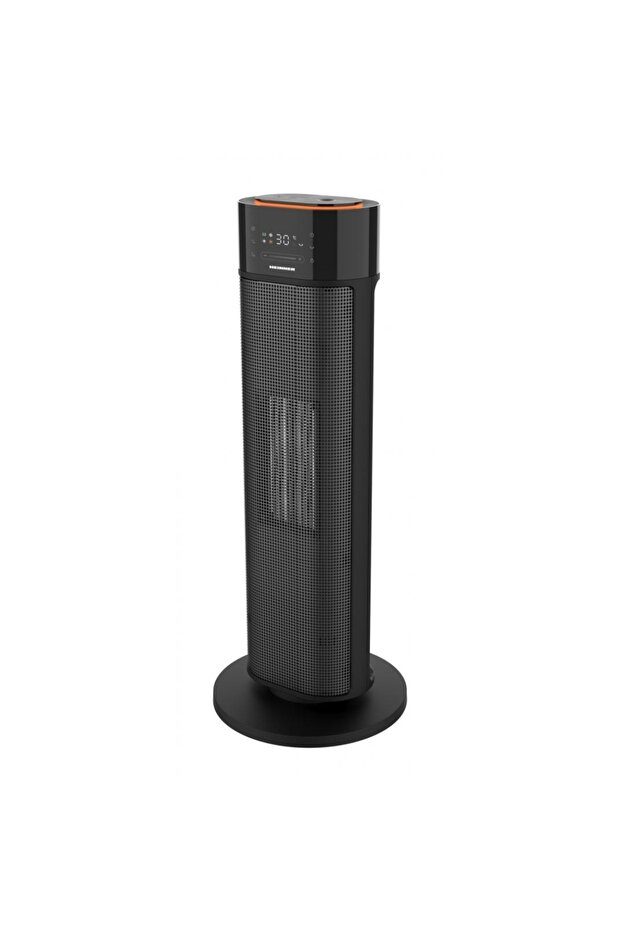 Ceramic humidifying radiator HCH-LH2000BK, 2000 W, Humidification function, LED display, Touch control, Remote control, function, Automatic shut-off, Oscillation function, Black - 1