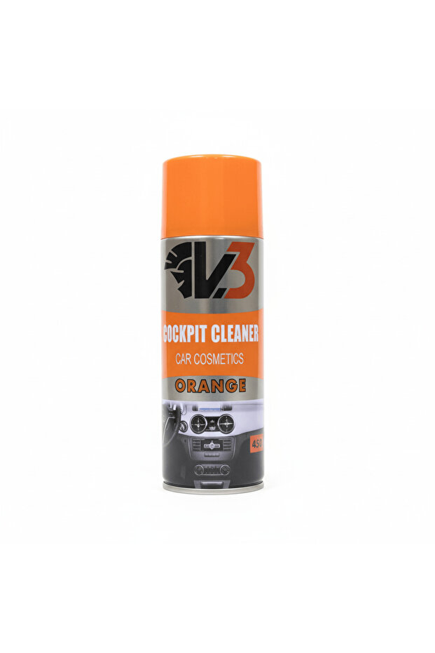 V 3 Cocokpit Cleaner Car Cosmetics Orange-450 ml