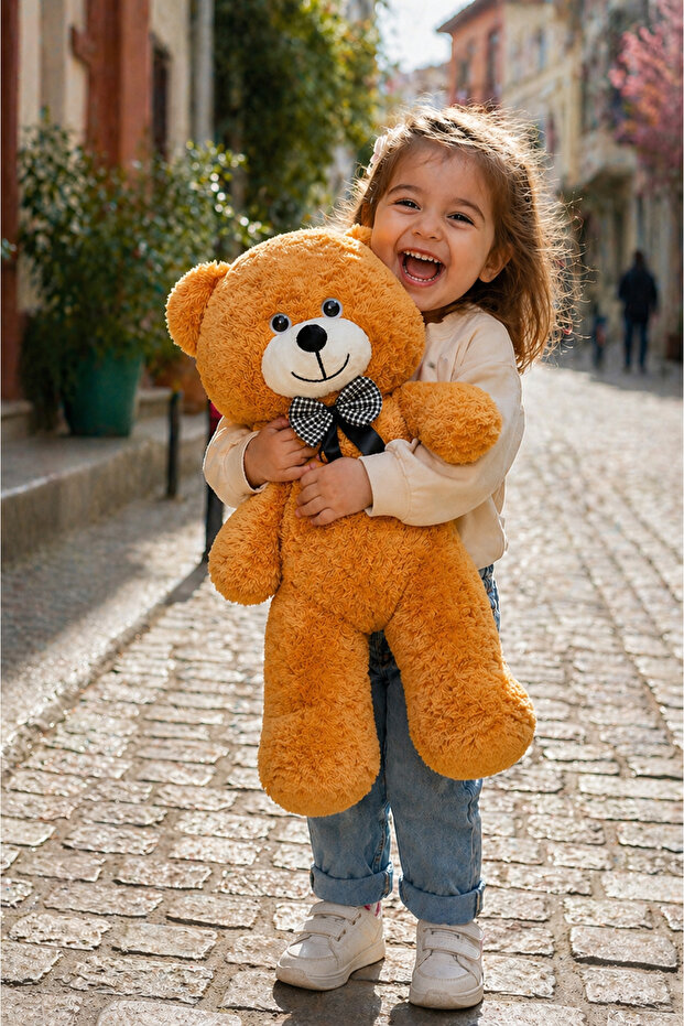 50 cm Plush Teddy Bear with Bow Tie for Kids - Adorable Plush Toy