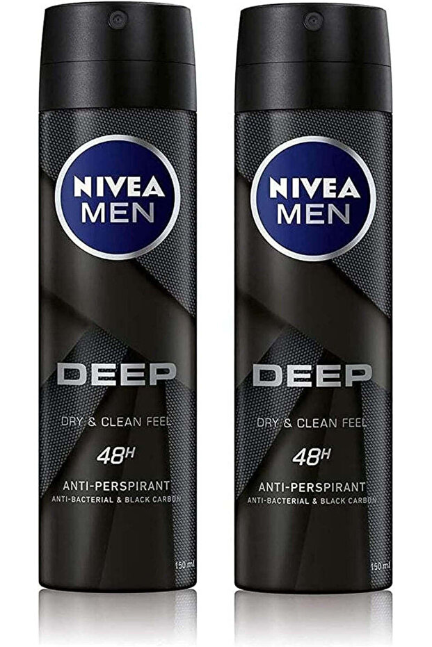 Men's Deep Deodorant Spray (2 x 150 ML)