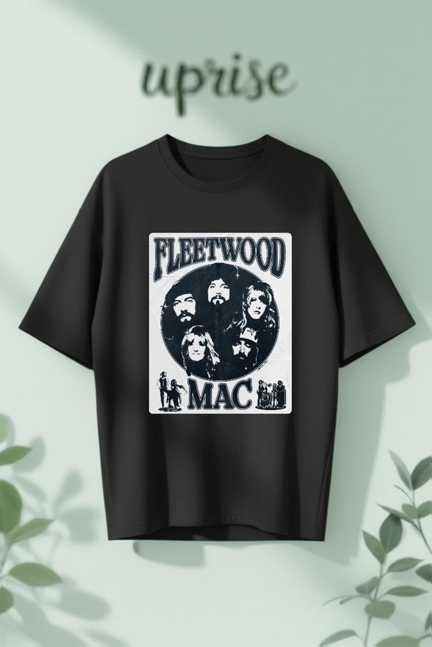 Fleetwood Mac Printed Cotton Oversize T-Shirt