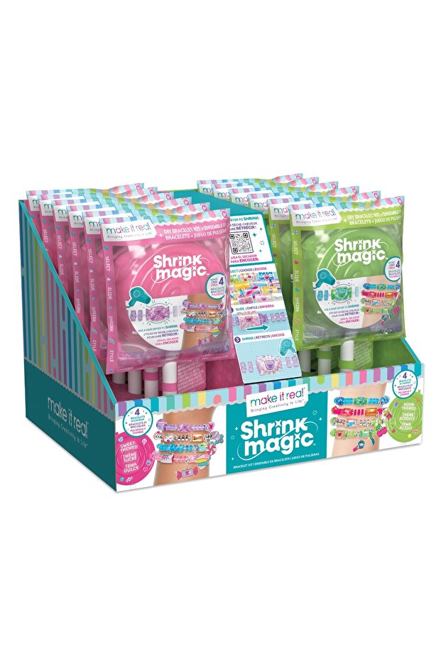 Set de creat 4 bratari, Make It Real, Shrink Magic Lollipop - 5