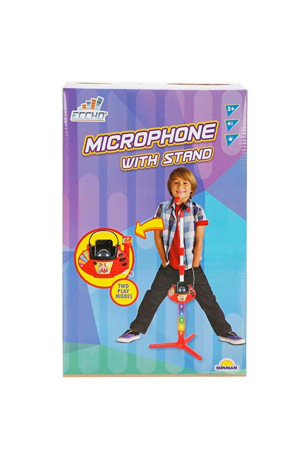 Microfon cu lumini si stativ, - 7
