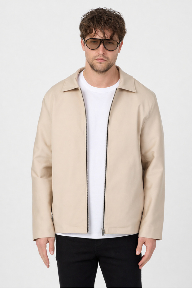 Men's Ecru Seasonal Jacket