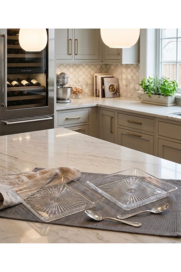 2-Piece Square Presentation & Serving Plate - 2