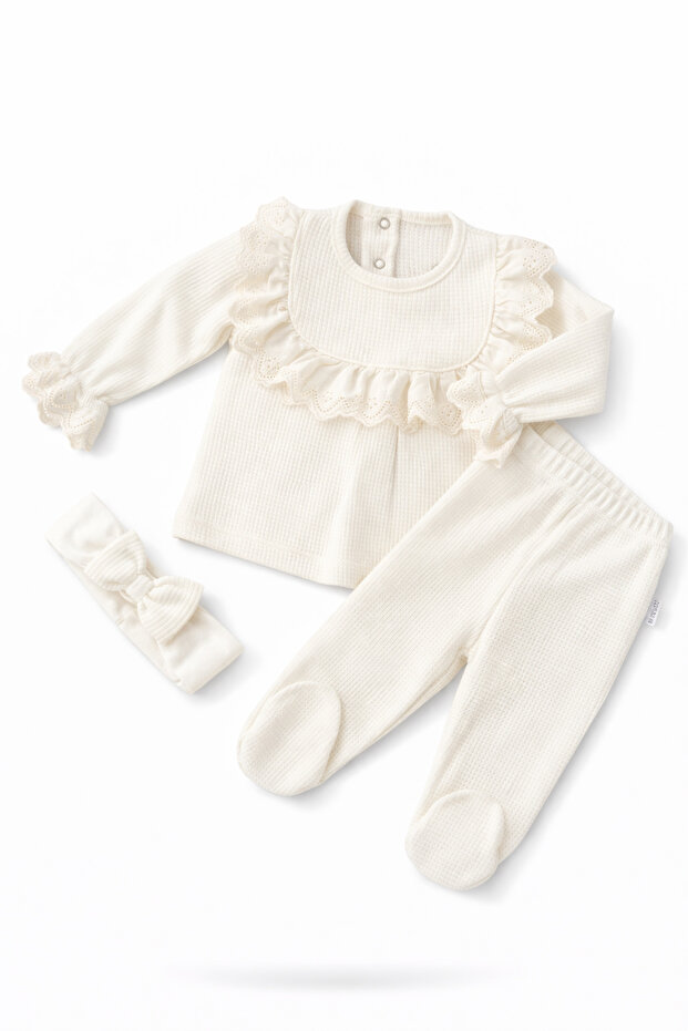 Fistonlu Waffle 3'lü Set