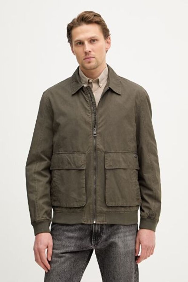 Khaki Men's Jacket