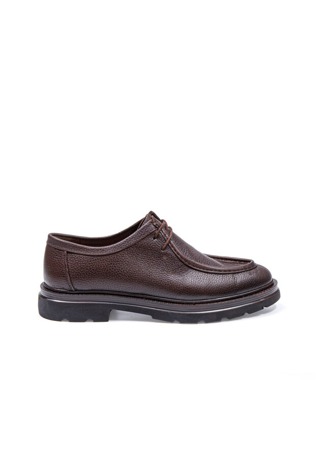 Regina Brown 100% Genuine Leather Men's Classic Shoes