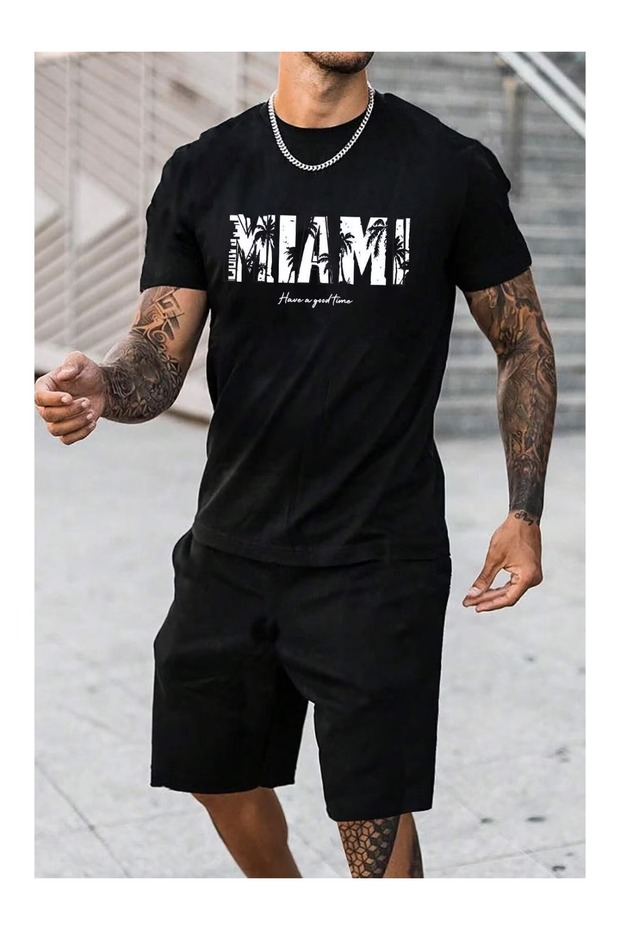 Unisex Oversize Shorts Set Short Sleeve T-Shirt Comfortable Fit Summer Casual Sports