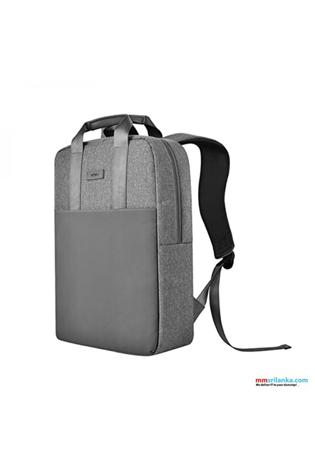 Minimalist Laptop Backpack – Sleek Design, Spacious, and Water-Resistant – Gray 🎒🩶