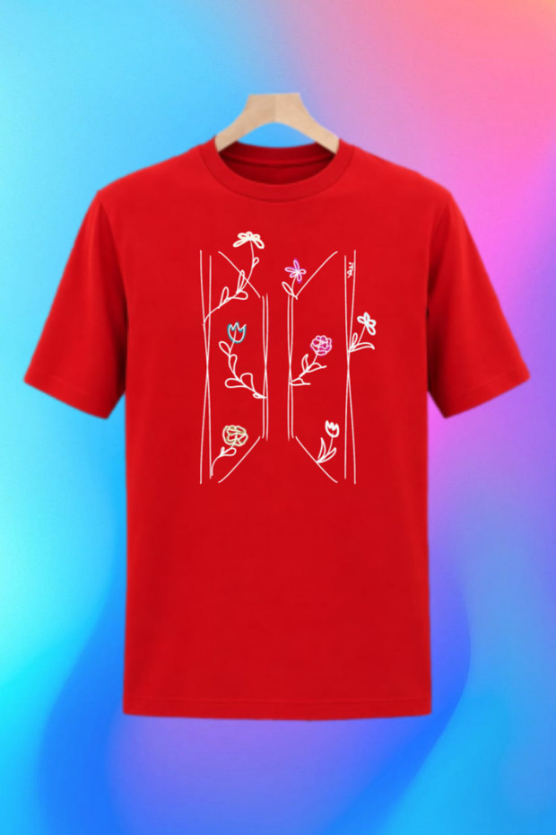 Bts K-Pop Style Printed Oversize Unisex T-Shirt – Korean Streetwear