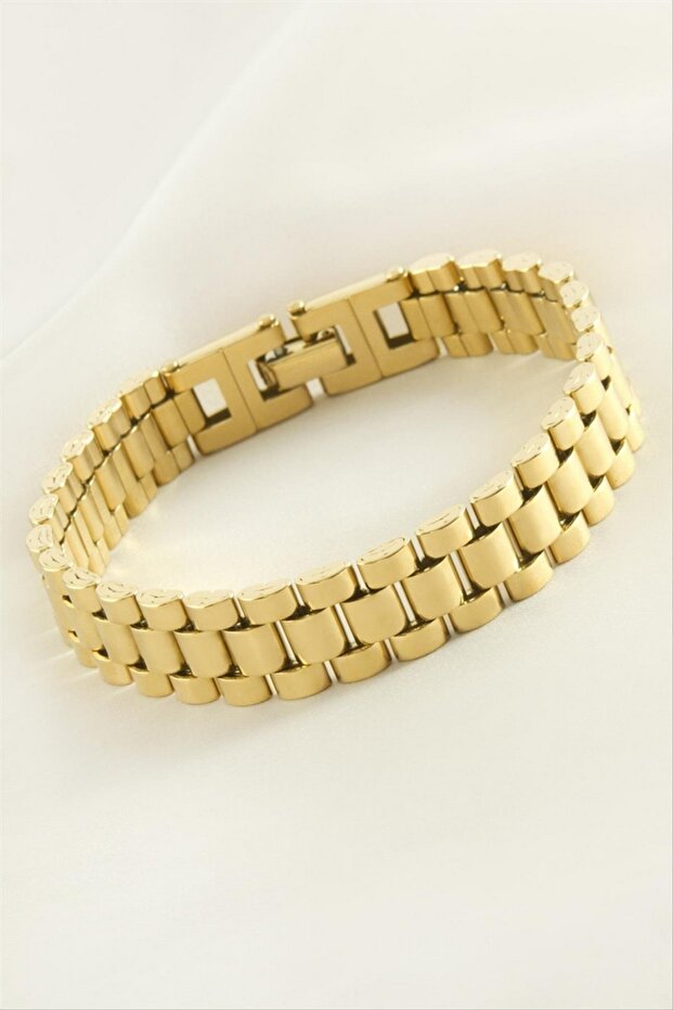 Gldisptm Chain Steel Bracelet - (83541) Silver Color