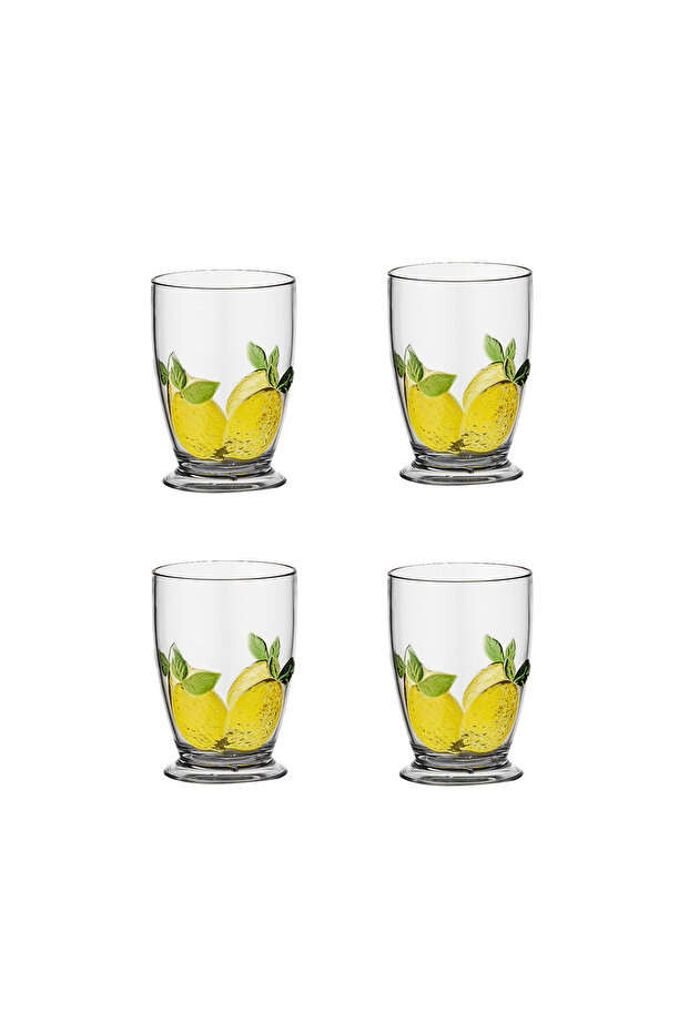 Limora Acrylic 475 ml Set of 4 Glasses