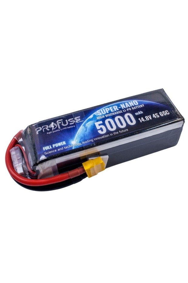 14,8V 4S 5000mAh 65C Lipo Batarya