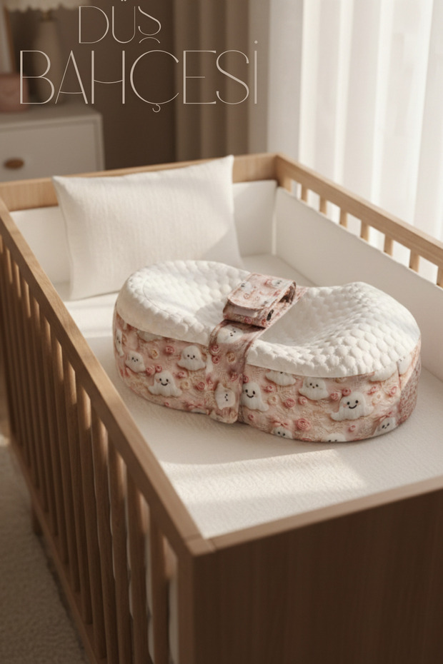 Newborn Premium Baby Reflux Bed - Breathable Collagen Fabric - with Waterproof Mattress