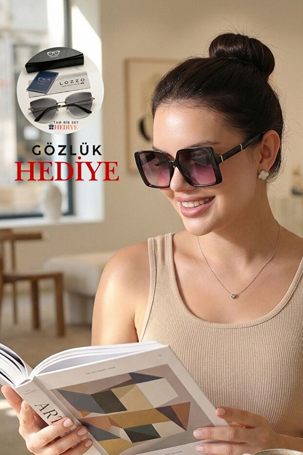 Women's uv400 butterfly silver accessory sunglasses 23066 c2 gradient