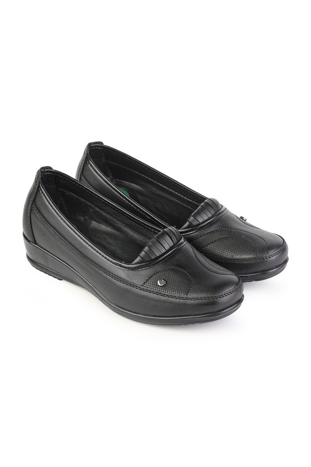 Genuine Leather Inside Women's Full Orthopedic Heel Gel Shoes 1070