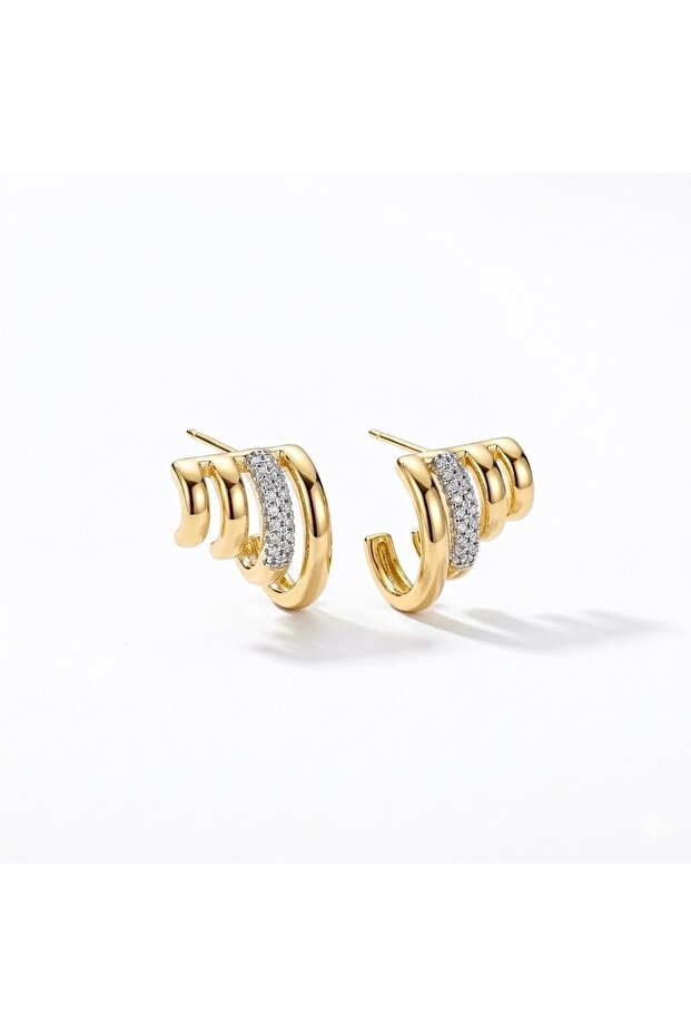 Steel Ear Saran Design Earrings