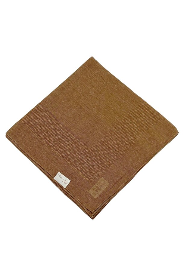Miray Plain Cotton Scarf - Hazelnut Shell