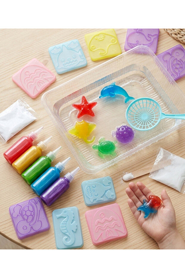 Figurine 3D create din gel